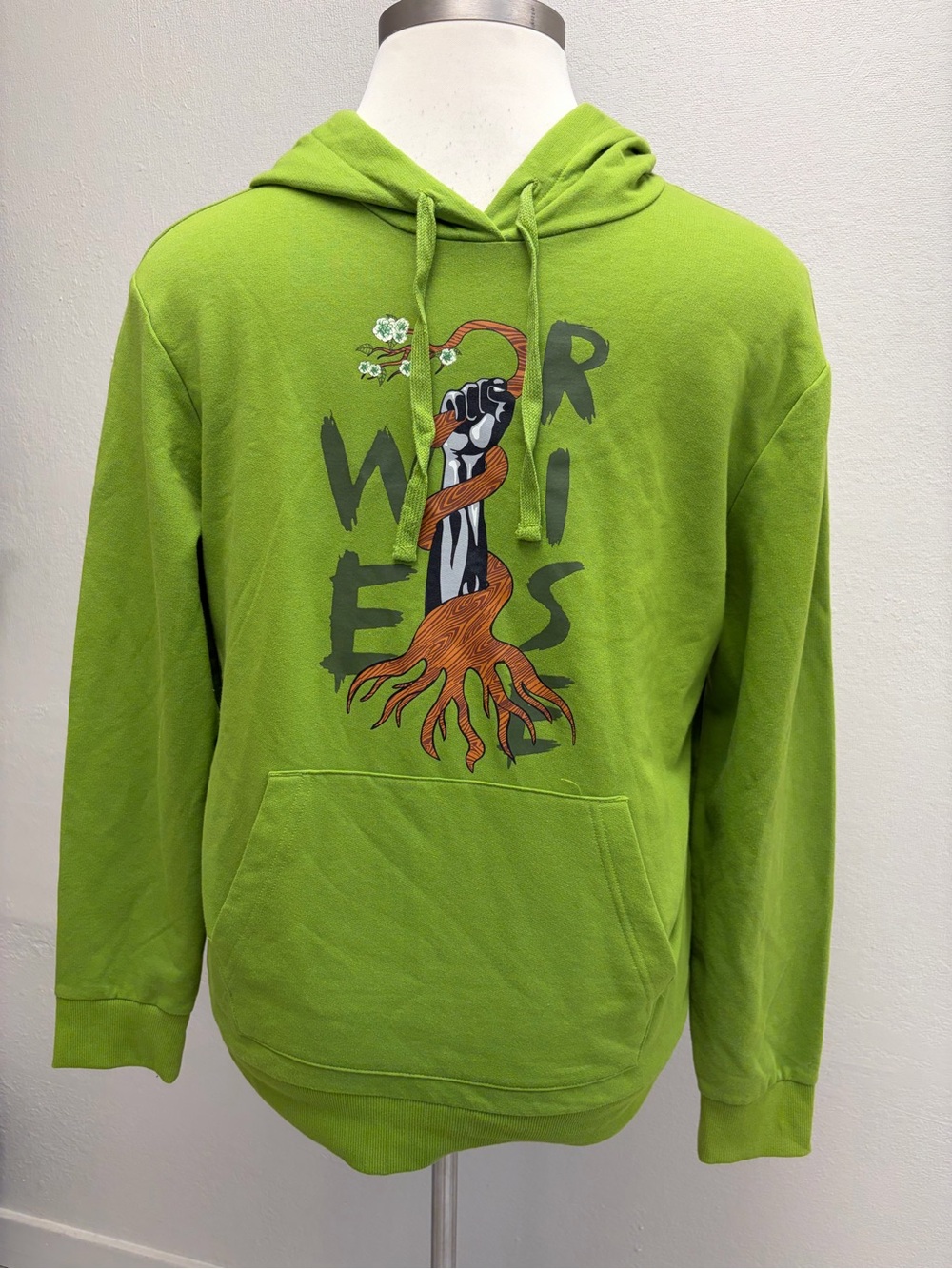 Target Lime Green Graphic Hoodie Sweatshirt - Men